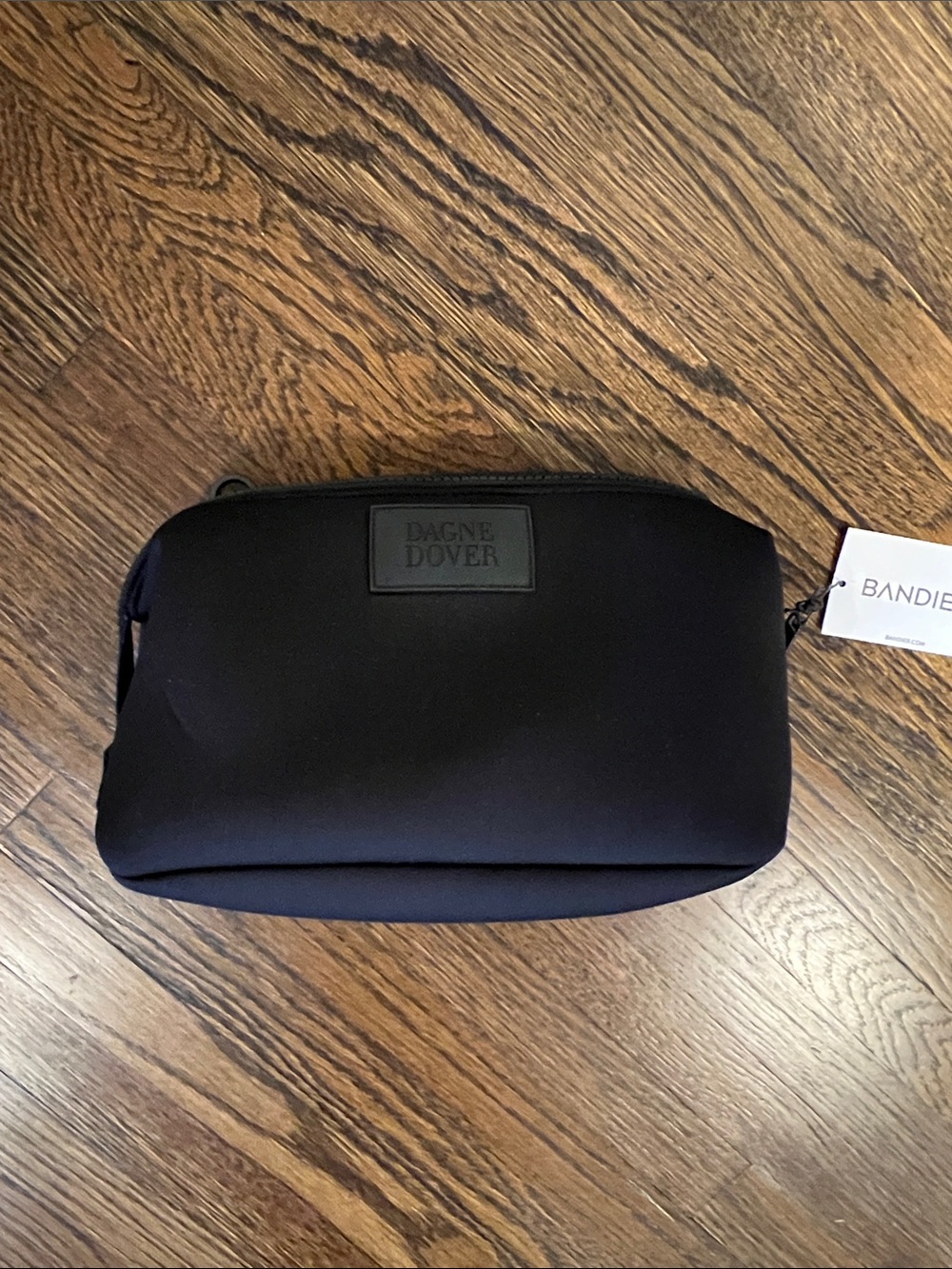 Dagne Dover Black Travel Pouch NWT